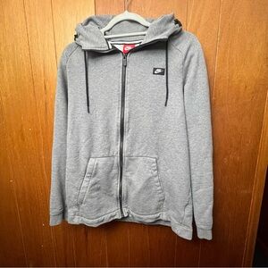 Nike Hoodie Sweatshirt Large Gray